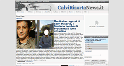 Desktop Screenshot of calvirisortanews.it